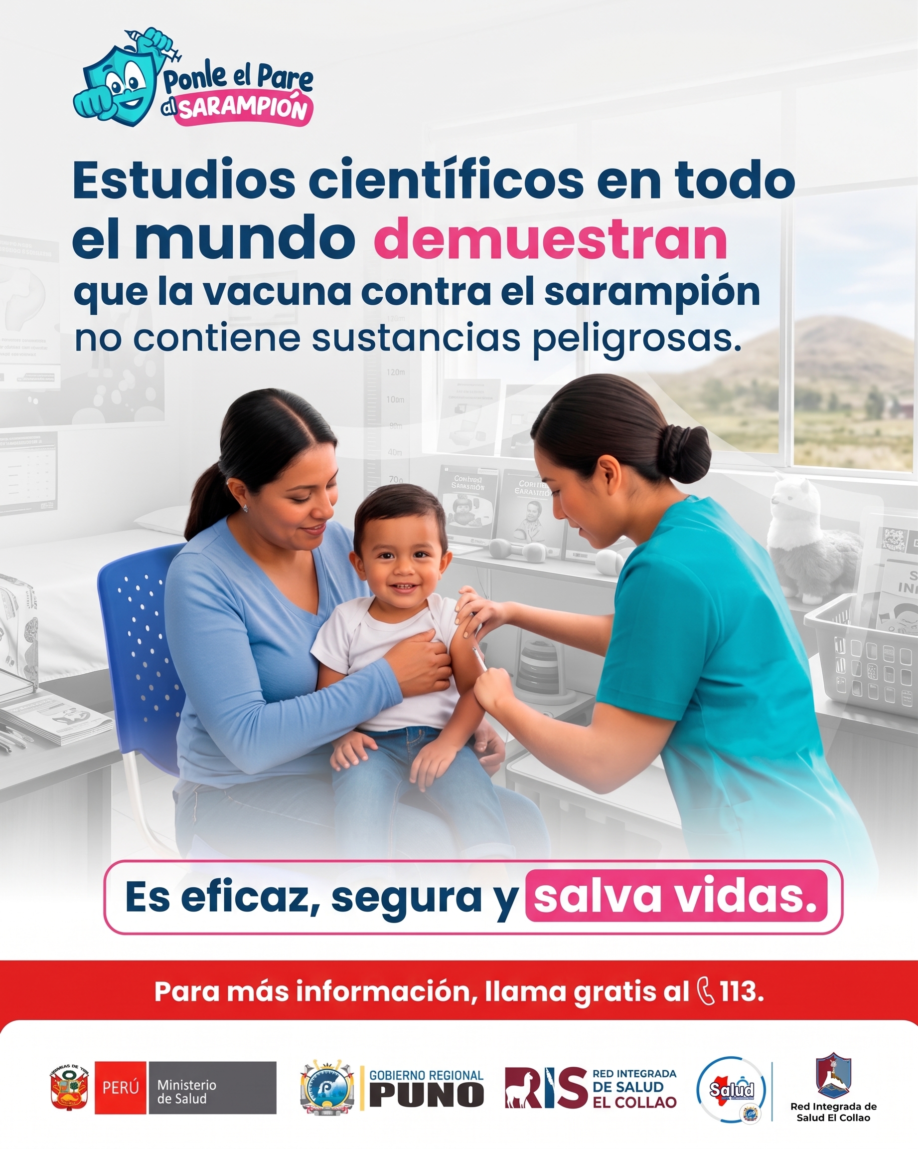 Campaña Ponle el Pare al Sarampión - Red Integrada de Salud El Collao